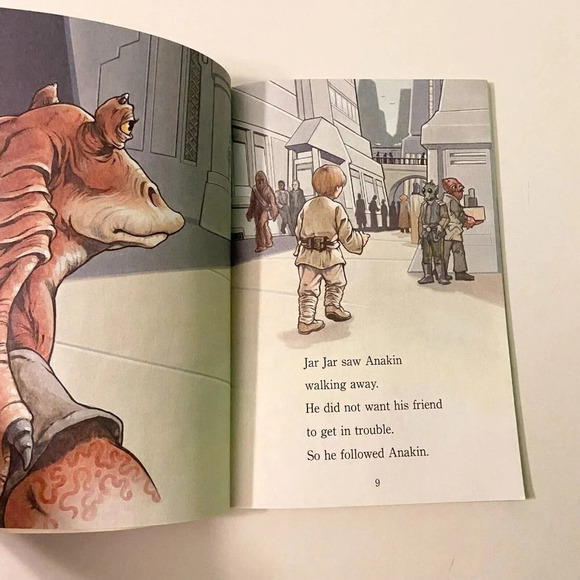Vintage 1999 Anakin To The Rescue Star Wars Episode 1 Book with Stickers - Picture 14 of 16